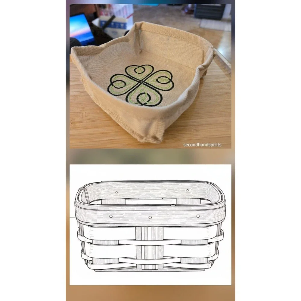 2014 Longaberger Irish Legend Embroidered Liner